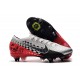 Nike Mercurial Vapor 13 Elite SG-PRO AC Silver Black Red 39-45