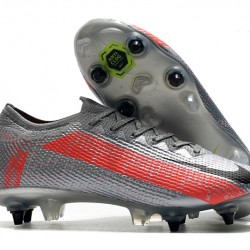 Nike Mercurial Vapor 13 Elite SG-PRO AC Silver Red 39-45