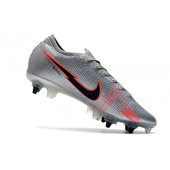 Nike Mercurial Vapor 13 Elite SG-PRO AC Silver Red 39-45