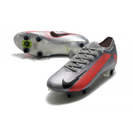 Nike Mercurial Vapor 13 Elite SG-PRO AC Silver Red 39-45