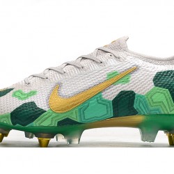 Nike Mercurial Vapor 13 Elite SG-PRO AC White Green Gold 39-45