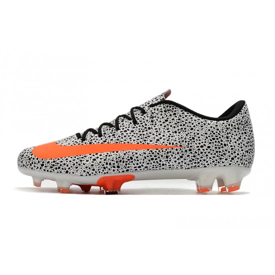 Nike Mercurial Vapor XIII FG Black White Orange 39-45