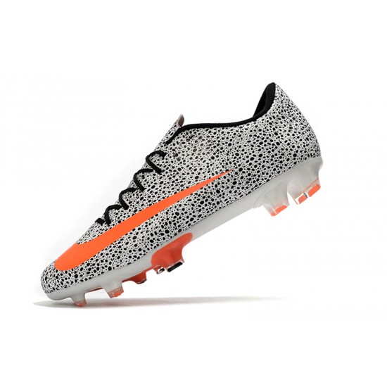 Nike Mercurial Vapor XIII FG Black White Orange 39-45