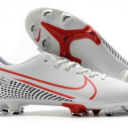 Nike Mercurial Vapor XIII FG White Red Black 39-45