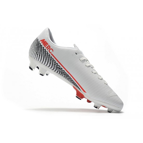 Nike Mercurial Vapor XIII FG White Red Black 39-45