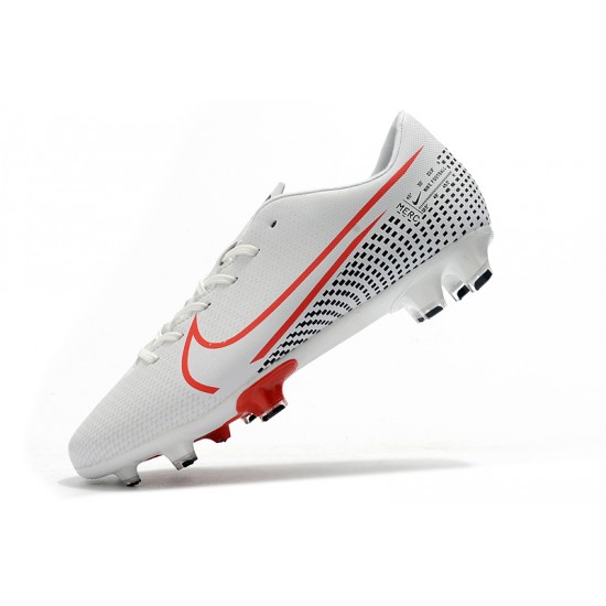 Nike Mercurial Vapor XIII FG White Red Black 39-45