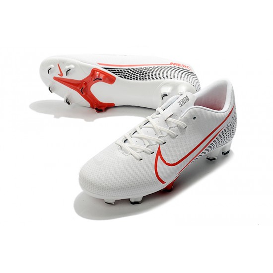 Nike Mercurial Vapor XIII FG White Red Black 39-45