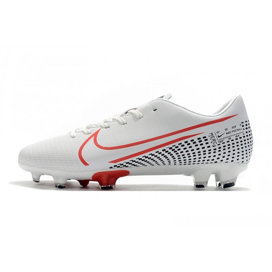 Nike Mercurial Vapor XIII FG White Red Black 39-45