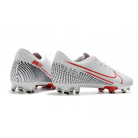 Nike Mercurial Vapor XIII FG White Red Black 39-45