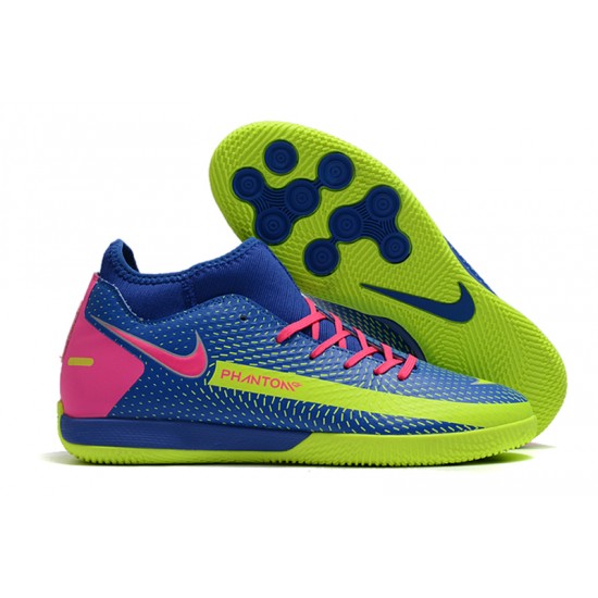 Nike Phantom GT Academy Dynamic Fit IC Blue Green Pink 39-45