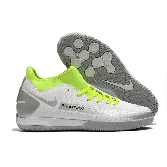 Nike Phantom GT Academy Dynamic Fit IC White Grey Green 39-45