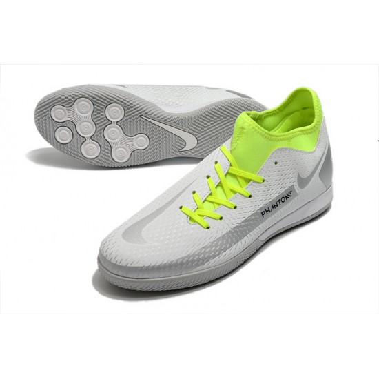 Nike Phantom GT Academy Dynamic Fit IC White Grey Green 39-45