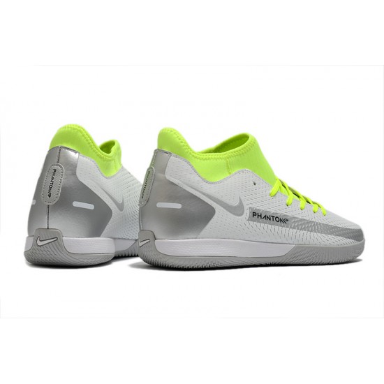 Nike Phantom GT Academy Dynamic Fit IC White Grey Green 39-45