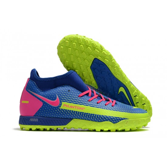 Nike Phantom GT Academy Dynamic Fit TF Blue Green Pink 39-45