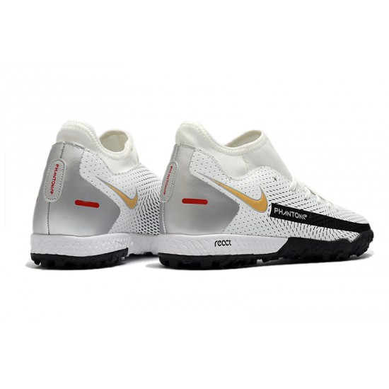 Nike Phantom GT Academy Dynamic Fit TF White Black Gold 39-45