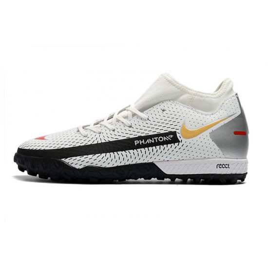 Nike Phantom GT Academy Dynamic Fit TF White Black Gold 39-45