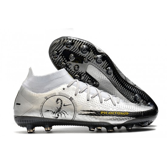 Nike Phantom GT Elite Dynamic Fit AG-Pro Silver Black 39-45