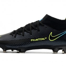 Nike Phantom GT Elite Dynamic Fit FG Black Green Blue 39-45