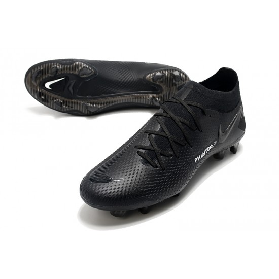 Nike Phantom GT Elite Dynamic Fit FG Black White 39-45