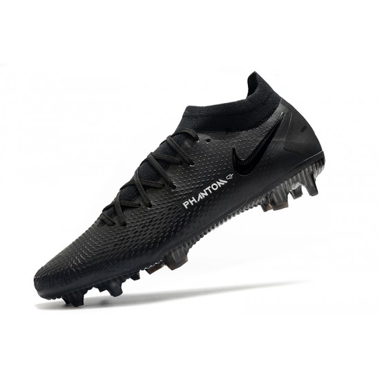 Nike Phantom GT Elite Dynamic Fit FG Black White 39-45