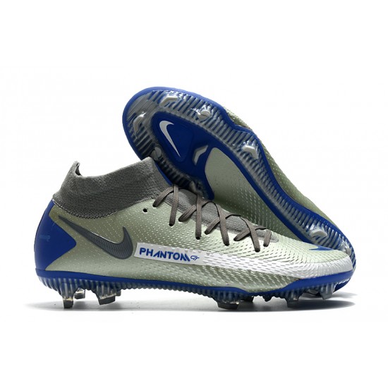 Nike Phantom GT Elite Dynamic Fit FG Grey Blue 39-45