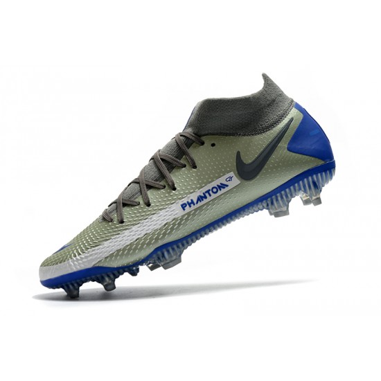 Nike Phantom GT Elite Dynamic Fit FG Grey Blue 39-45