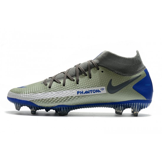 Nike Phantom GT Elite Dynamic Fit FG Grey Blue 39-45