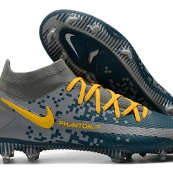 Nike Phantom GT Elite Dynamic Fit FG Grey Blue Orange 39-45