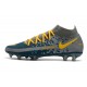 Nike Phantom GT Elite Dynamic Fit FG Grey Blue Orange 39-45