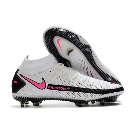 Nike Phantom GT Elite Dynamic Fit FG White Black Pink 39-45