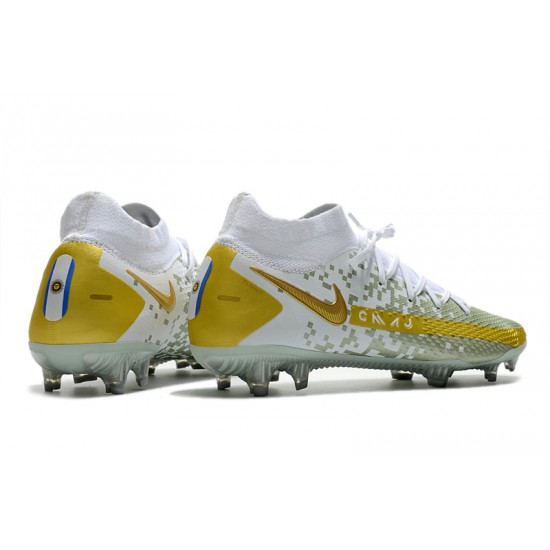 Nike Phantom GT Elite Dynamic Fit FG White Grey Gold 39-45