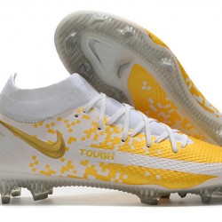 Nike Phantom GT Elite Dynamic Fit FG White Orange Gold 39-45