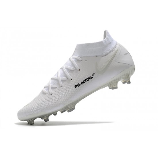 Nike Phantom GT Elite Dynamic Fit FG White Silver 39-45