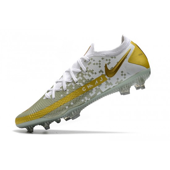 Nike Phantom GT Elite FG White Gold Grey 39-45