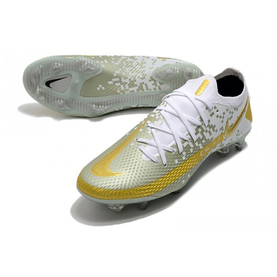 Nike Phantom GT Elite FG White Gold Grey 39-45