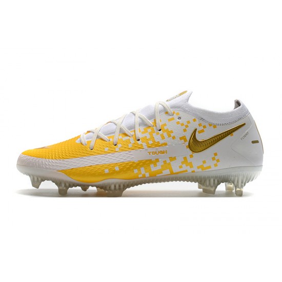 Nike Phantom GT Elite FG White Orange Gold 39-45