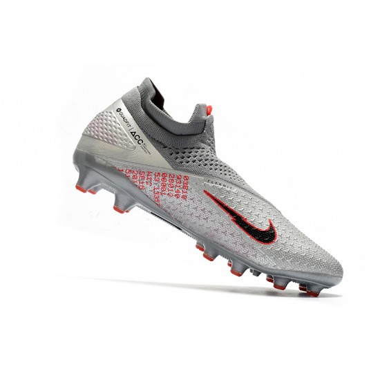 Nike Phantom VSN 2 Elite DF AG-PRO Grey Black Red 39-45