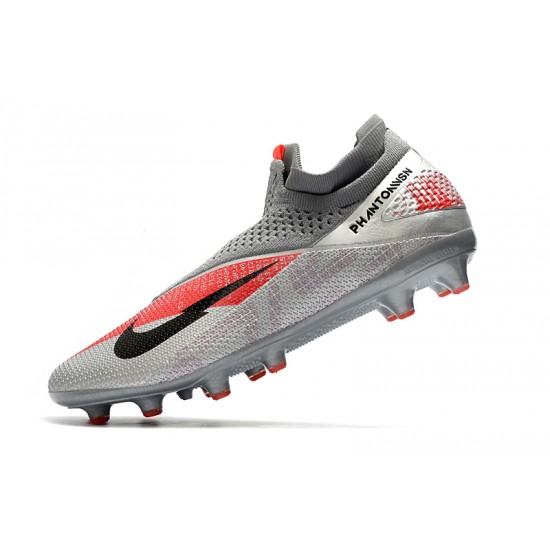 Nike Phantom VSN 2 Elite DF AG-PRO Grey Black Red 39-45