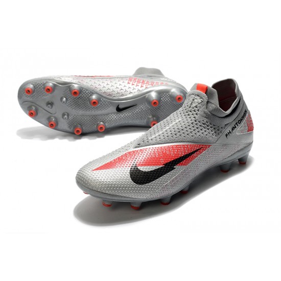 Nike Phantom VSN 2 Elite DF AG-PRO Grey Black Red 39-45