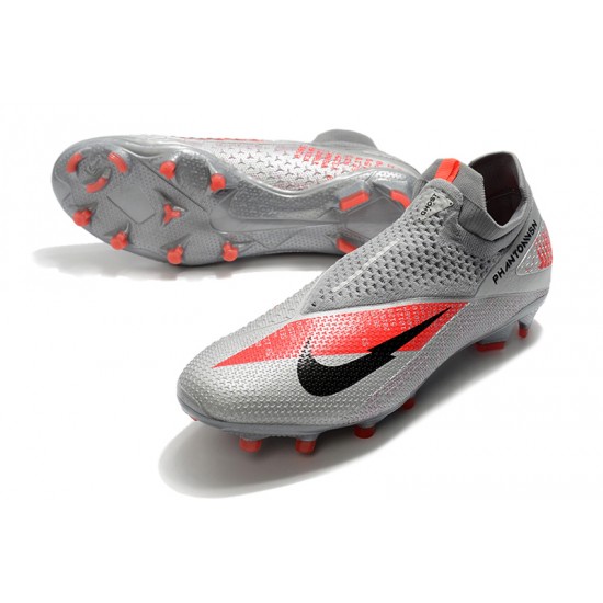 Nike Phantom VSN 2 Elite DF FG Grey Red Black 39-45