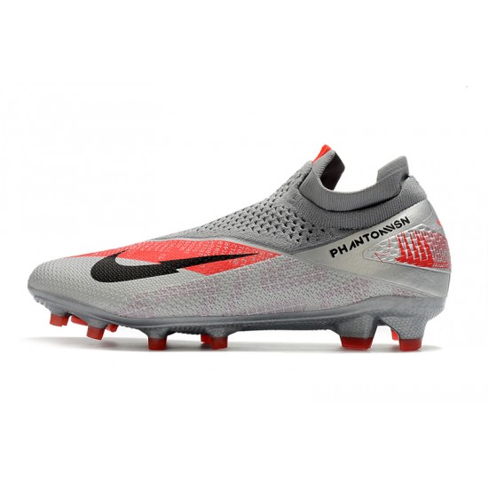 Nike Phantom VSN 2 Elite DF FG Grey Red Black 39-45