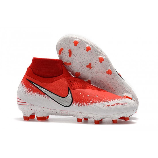 Nike Phantom VSN Elite DF FG Red White 39-45