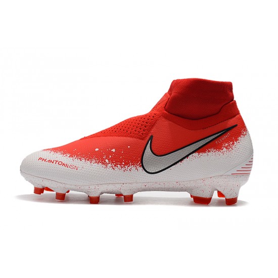 Nike Phantom VSN Elite DF FG Red White 39-45