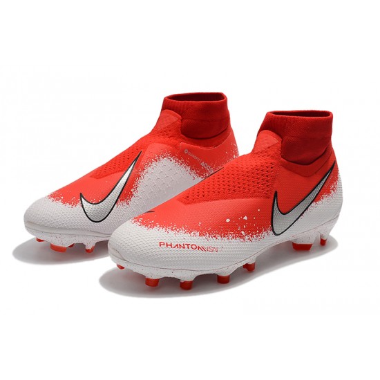 Nike Phantom VSN Elite DF FG Red White 39-45