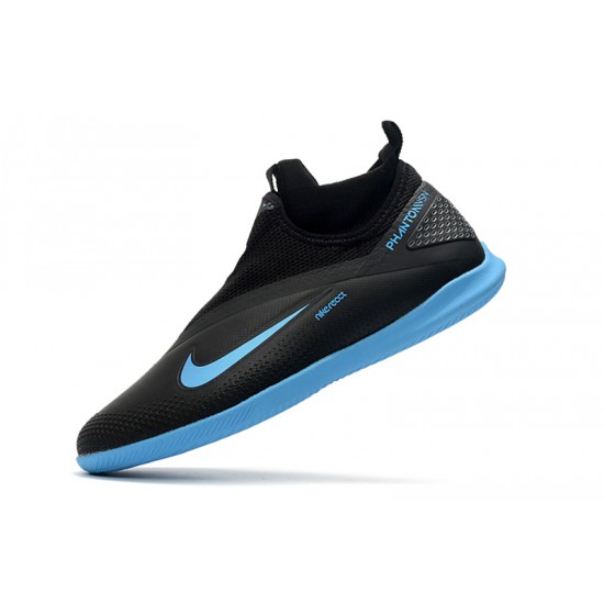 Nike Phantom Vison II Club DF IC Black Blue 39-45