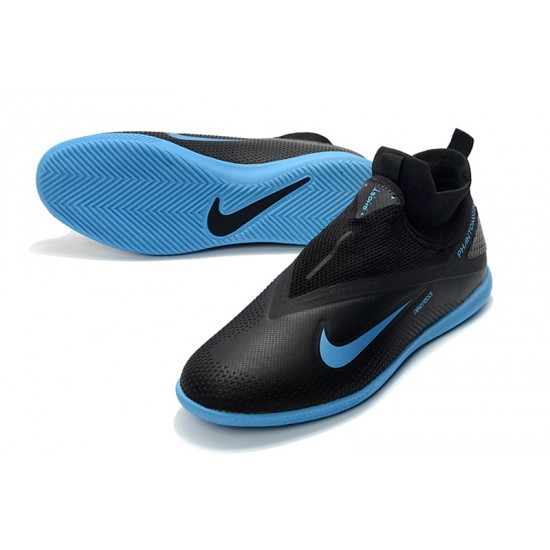 Nike Phantom Vison II Club DF IC Black Blue 39-45