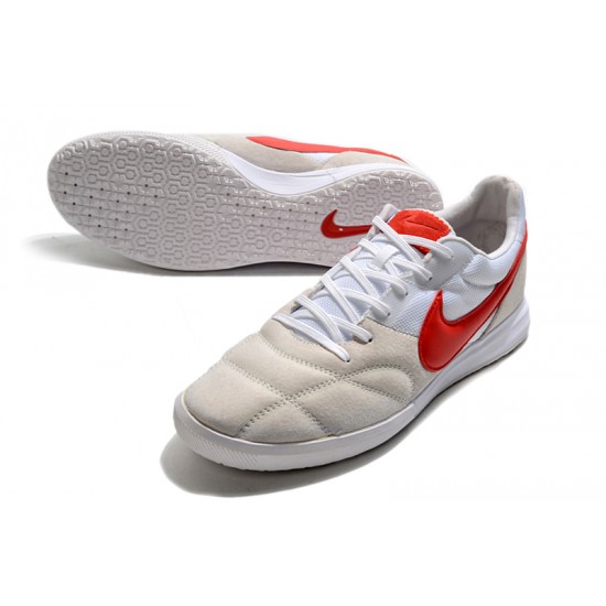 Nike Premier II Sala IC FG White Red 39-45