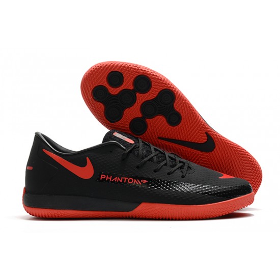 Nike React Phantom GT Pro IC Black Red 39-45