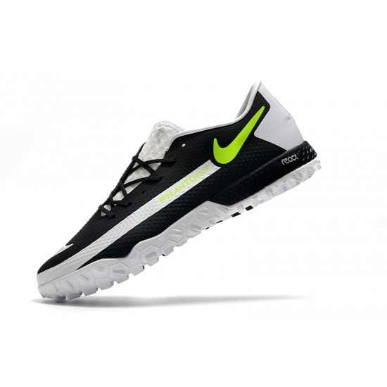 Nike React Phantom GT Pro TF Black Grey Green 39-45