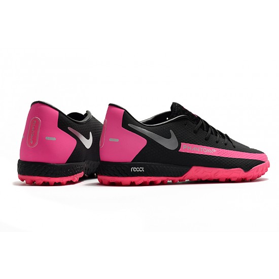 Nike React Phantom GT Pro TF Black Pink Grey 39-45